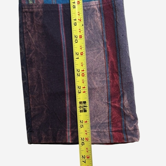 Earthbound Trading Overdyed Patchwork Toggle Henley Cotton Pullover Mens Size L - Picture 10 of 14